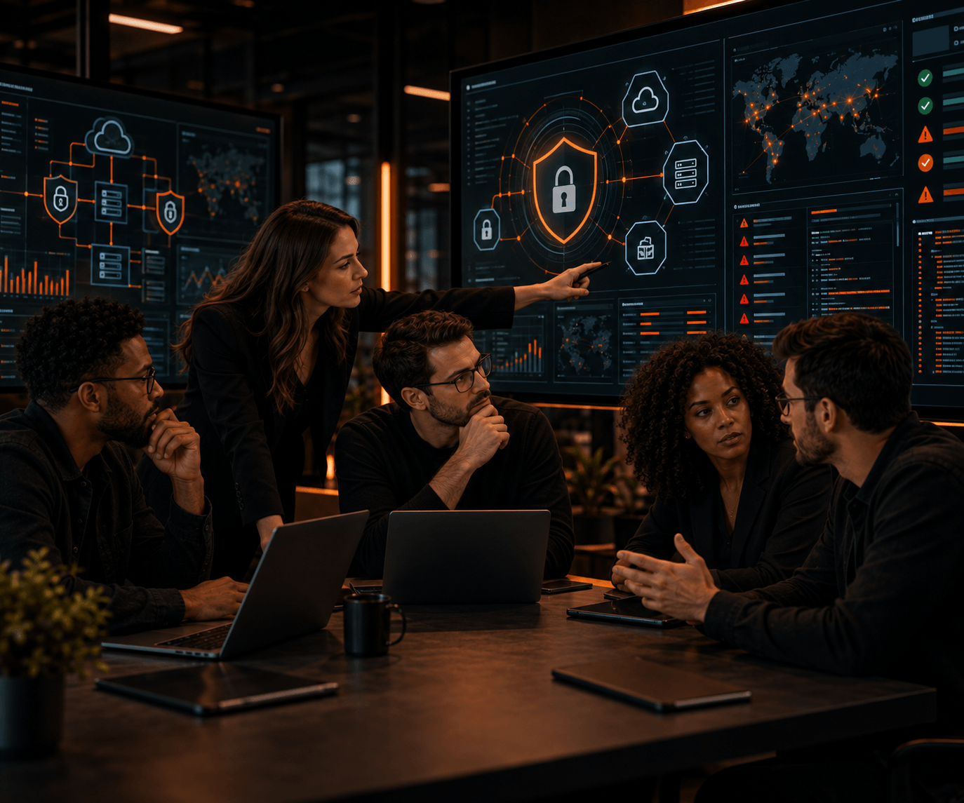Layers of security protecting a digital application